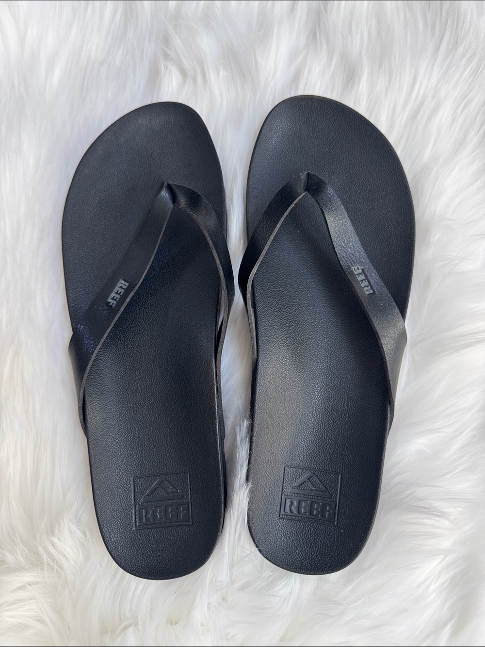 Reef Black Minimalist Flip Flops